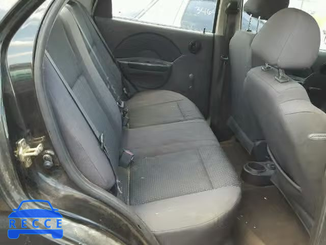 2006 CHEVROLET AVEO BASE KL1TD56646B641232 image 5