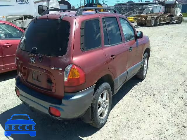 2004 HYUNDAI SANTA FE B KM8SB13D44U582489 зображення 3