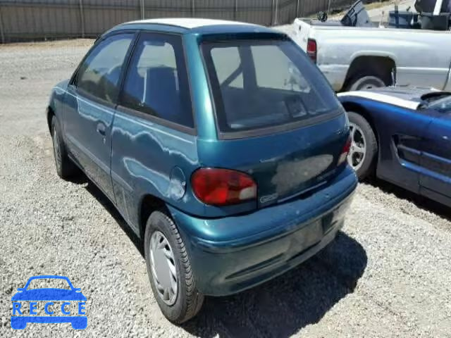 1997 GEO METRO 2C1MR229XV6729844 Bild 2