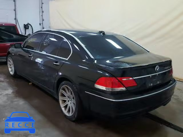 2006 BMW 750 LI WBAHN83506DT31590 зображення 2