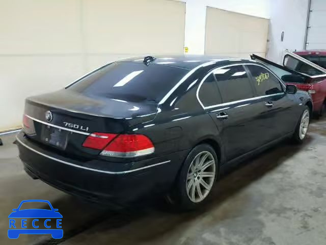 2006 BMW 750 LI WBAHN83506DT31590 зображення 3