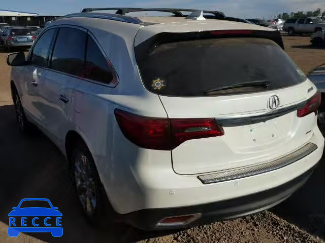 2015 ACURA MDX ADVANC 5FRYD4H81FB027693 image 2