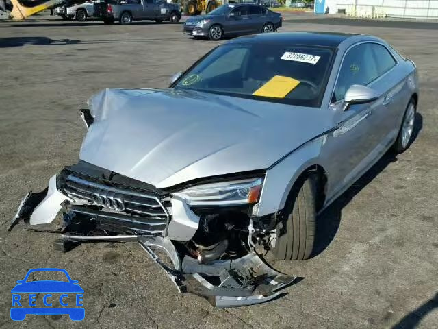 2018 AUDI A5 PREMIUM WAUNNAF50JA001349 image 1