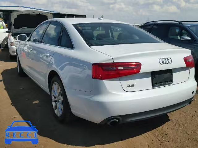 2013 AUDI A6 WAUFFAFC2DN107136 зображення 2