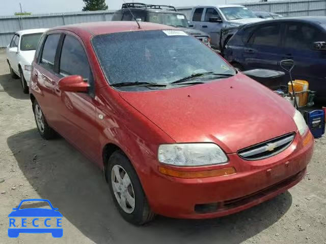 2006 CHEVROLET AVEO BASE KL1TD66626B589539 image 0