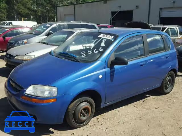 2008 CHEVROLET AVEO BASE KL1TD66658B146708 image 1