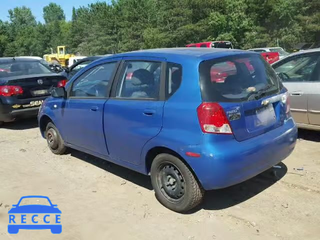 2008 CHEVROLET AVEO BASE KL1TD66658B146708 image 2