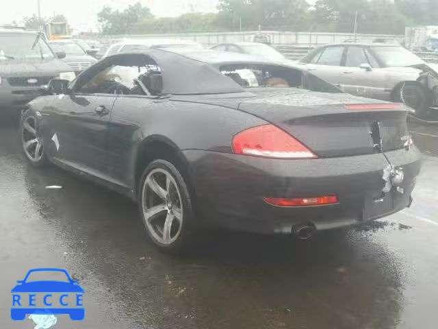 2009 BMW 650 I WBAEB53539C224344 image 2