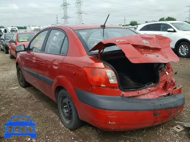 2009 KIA RIO BASE KNADE223296455378 image 2