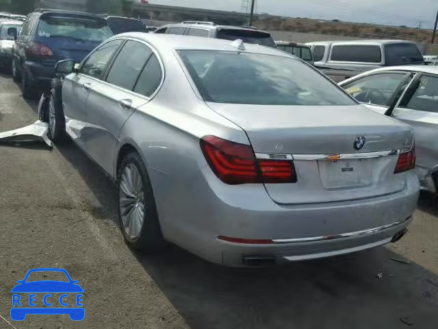 2015 BMW 740I WBAYA6C53FGK16612 зображення 2