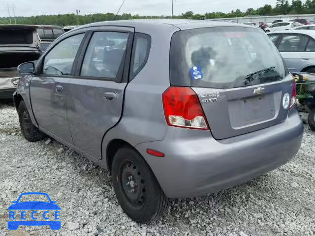 2008 CHEVROLET AVEO BASE KL1TD66668B266386 image 2