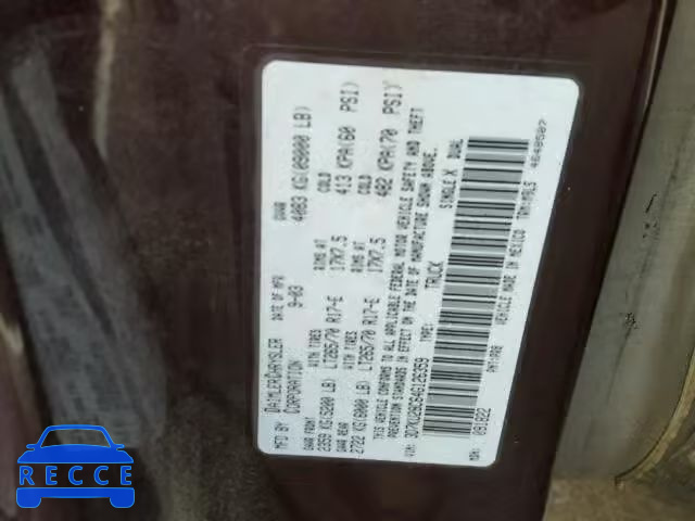 2004 DODGE RAM 2500 S 3D7KU28C64G126359 image 9