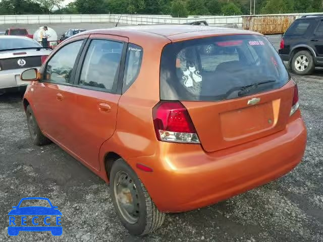 2008 CHEVROLET AVEO BASE KL1TD66658B086512 image 2