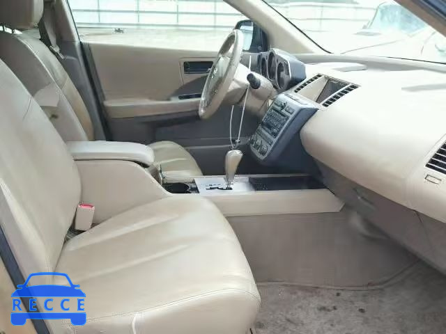 2005 NISSAN MURANO SL JN8AZ08T75W324998 image 4