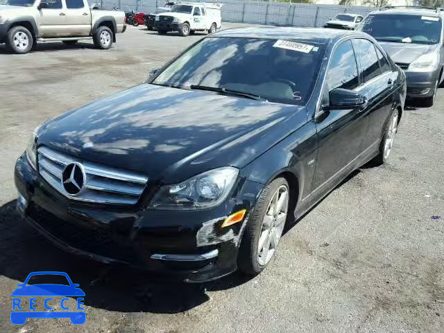 2012 MERCEDES-BENZ C 250 WDDGF4HB0CA643804 зображення 1