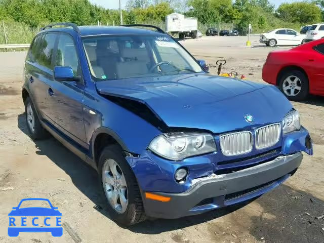 2008 BMW X3 WBXPC93478WJ14131 image 0