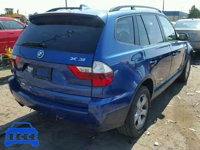 2008 BMW X3 WBXPC93478WJ14131 зображення 3