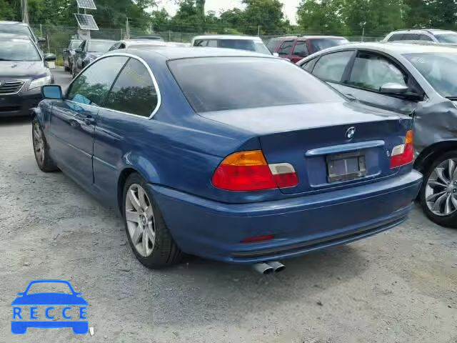 2001 BMW 325 CI WBABN33441JW59170 image 2