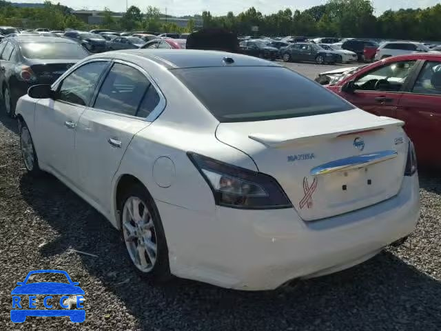 2012 NISSAN MAXIMA S 1N4AA5APXCC862841 зображення 2