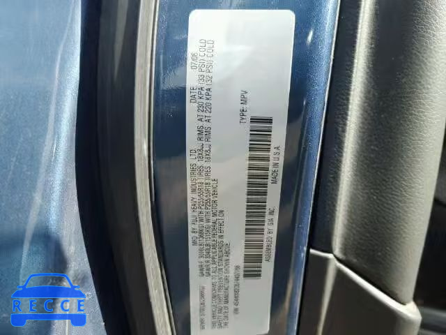 2007 SUBARU B9 TRIBECA 4S4WX82D574407766 image 9