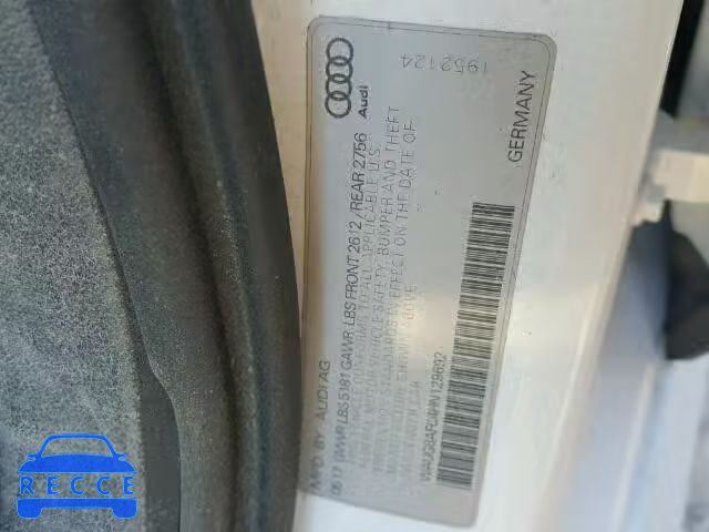 2017 AUDI A6 PREMIUM WAUG8AFC4HN129692 image 9