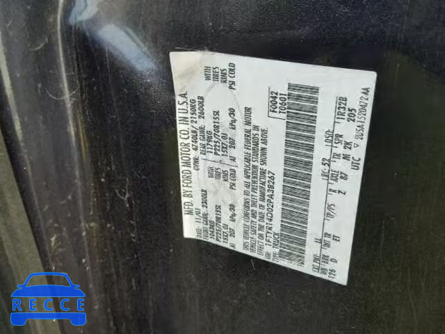 2002 FORD RANGER SUP 1FTYR14D02PA38267 image 9