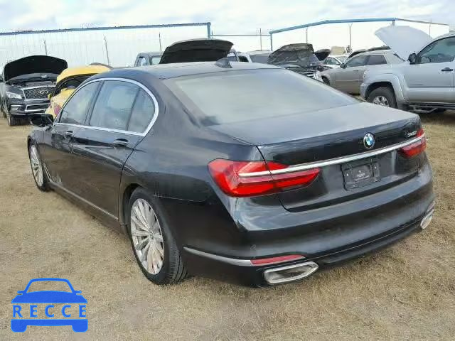 2016 BMW 740 WBA7E2C51GG548087 зображення 2