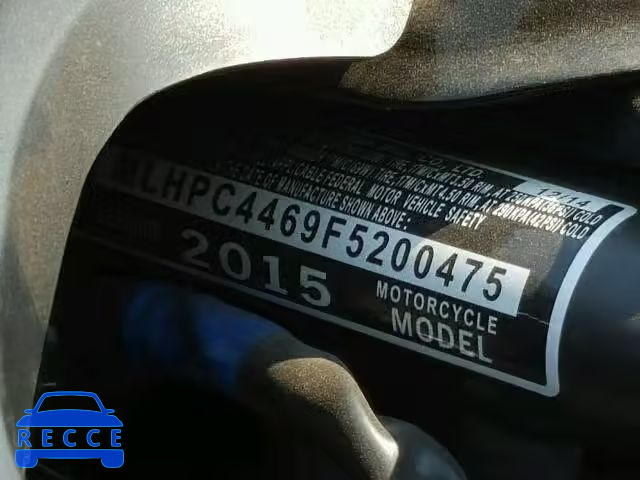 2015 HONDA CBR500 R MLHPC4469F5200475 image 9