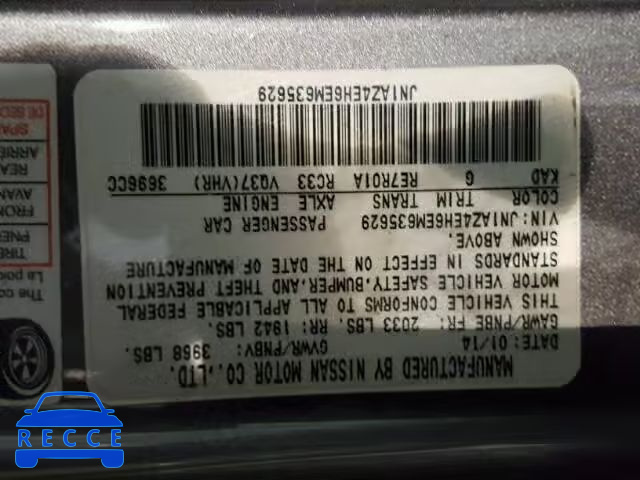 2014 NISSAN 370Z JN1AZ4EH6EM635629 image 9