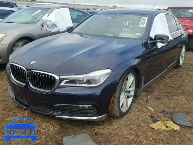 2016 BMW 750 WBA7F0C51GGL99293 зображення 1