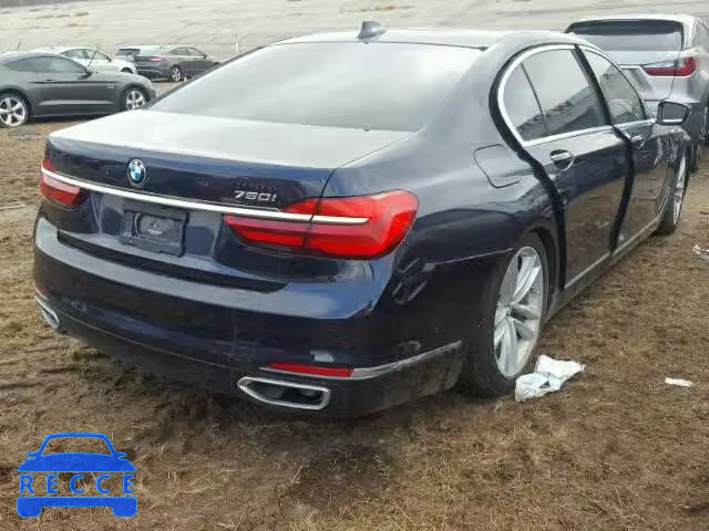2016 BMW 750 WBA7F0C51GGL99293 зображення 3