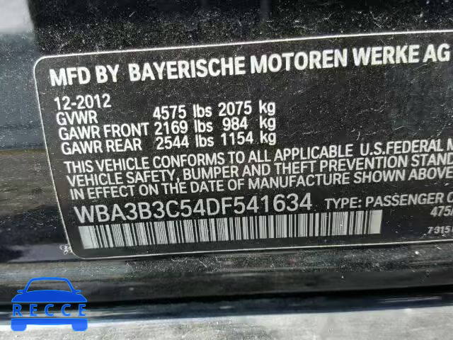 2013 BMW 328 XI WBA3B3C54DF541634 Bild 9