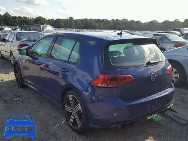 2016 VOLKSWAGEN GOLF R WVWUF7AU5GW162210 зображення 2