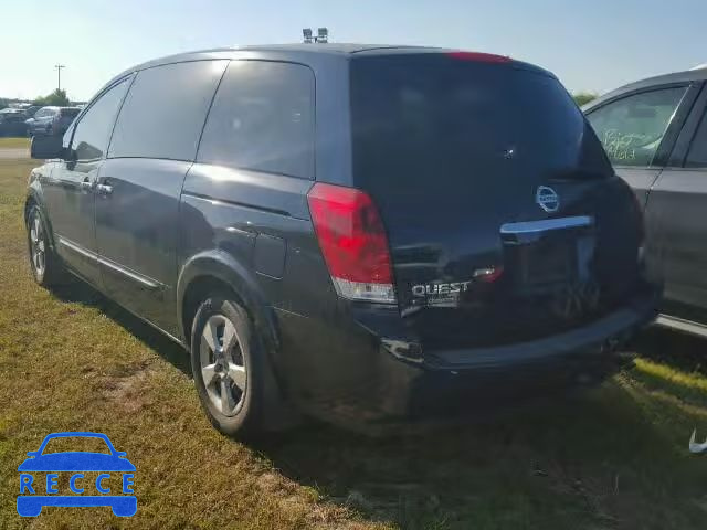 2007 NISSAN QUEST S 5N1BV28U57N117692 image 2