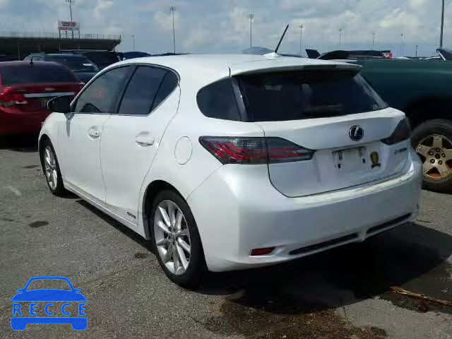 2011 LEXUS CT JTHKD5BH2B2010564 зображення 2