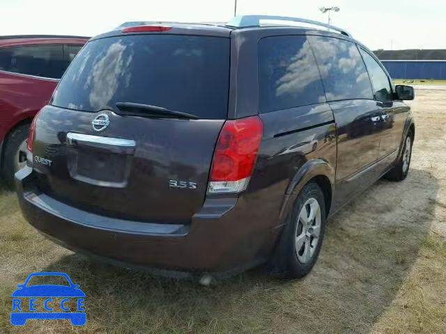 2007 NISSAN QUEST S 5N1BV28UX7N107336 зображення 3