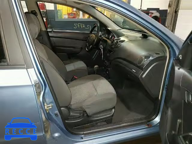 2007 CHEVROLET AVEO BASE KL1TD55697B054625 image 4