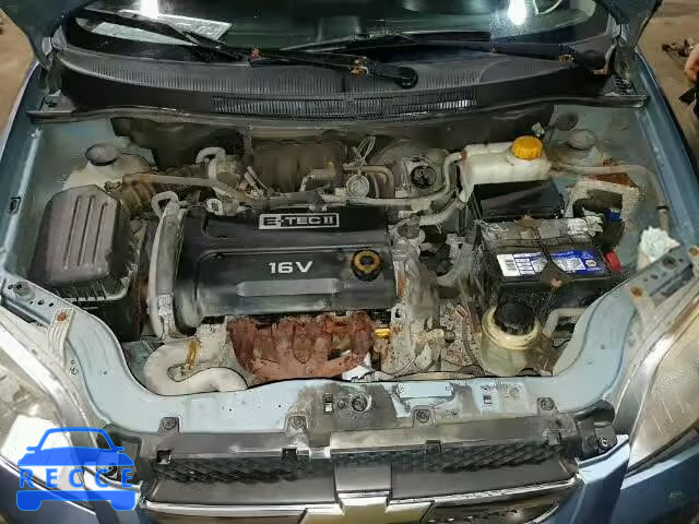 2007 CHEVROLET AVEO BASE KL1TD55697B054625 image 6