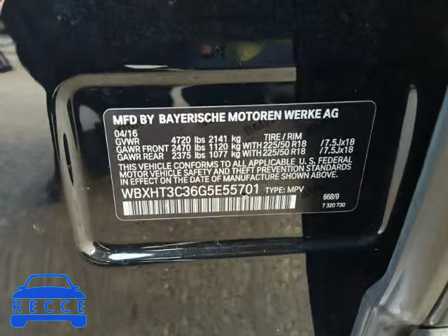 2016 BMW X1 WBXHT3C36G5E55701 image 9
