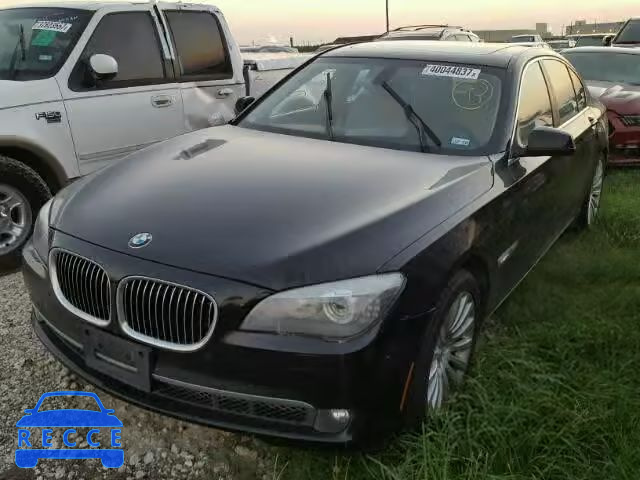 2012 BMW 750I WBAKA8C56CCY37962 image 1