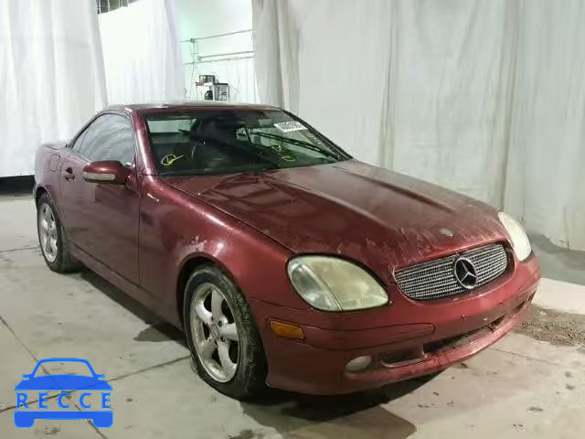 2001 MERCEDES-BENZ SLK 320 WDBKK65F91F184435 зображення 0