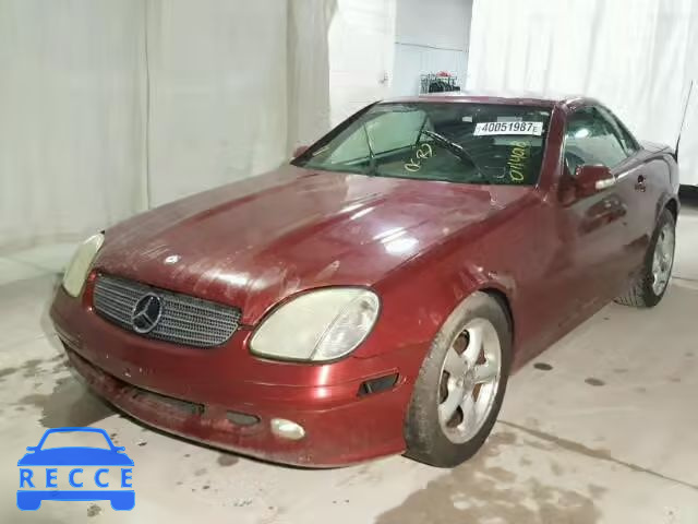 2001 MERCEDES-BENZ SLK 320 WDBKK65F91F184435 image 1