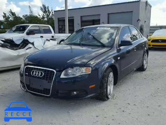 2008 AUDI A4 2.0T WAUAF78E28A083316 image 1