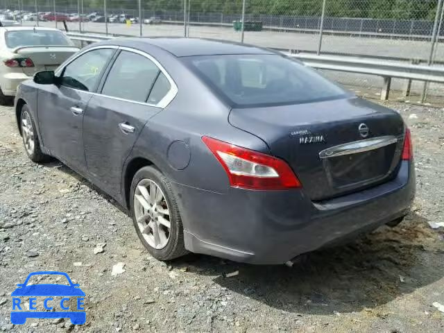 2009 NISSAN MAXIMA S 1N4AA51E09C856330 image 2