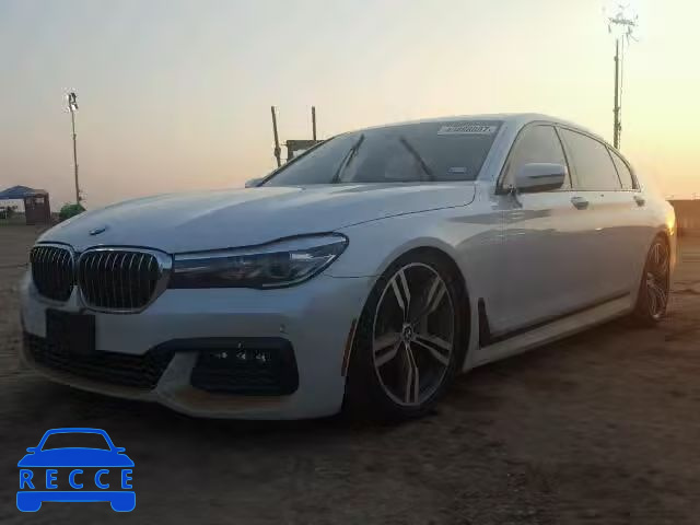 2016 BMW 740 WBA7E2C53GG504575 зображення 1