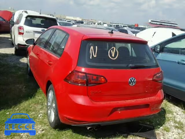 2016 VOLKSWAGEN GOLF 3VW217AUXGM034886 image 2