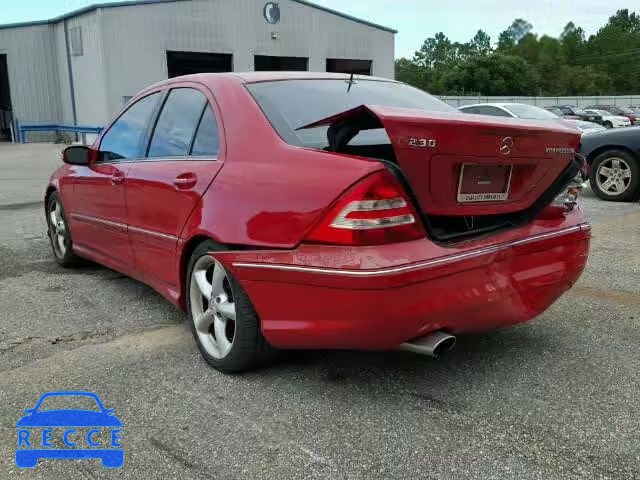 2005 MERCEDES-BENZ C 230K SPO WDBRF40J55F633540 image 2