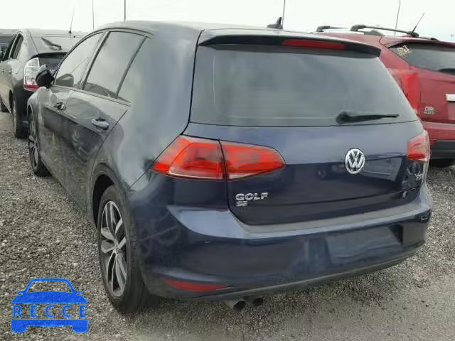 2016 VOLKSWAGEN GOLF 3VW217AU2GM041024 image 2