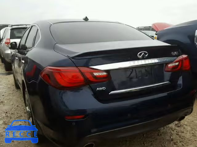 2015 INFINITI Q70 JN1BY1AR2FM562619 image 2