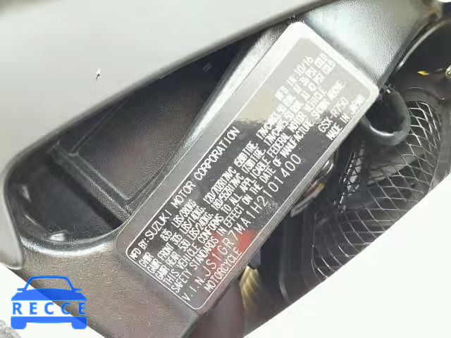 2017 SUZUKI GSX-R750 JS1GR7MA1H2101400 image 9